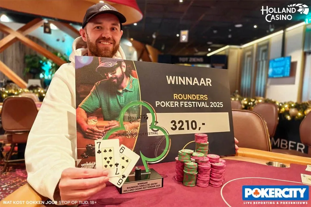 Eric Mertens | 2025/12 - Rounders Rotterdam - #04 - €125 SINGLE RE ENTRY