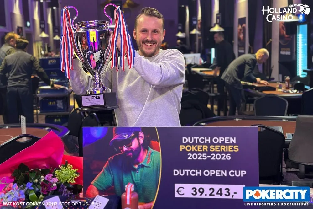 Winnaar #01 - €250 Dutch Open Cup: Frits Steiginga | 2026/01 - Dutch Open - #01 - €250 Dutch Open Cup