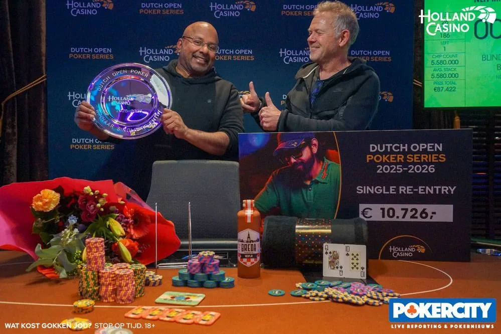 Winnaar #04 - €460 Single Re Entry: Velupillai Kalahmohan | 2026/01 - Dutch Open - #04 - €460 Single Re Entry