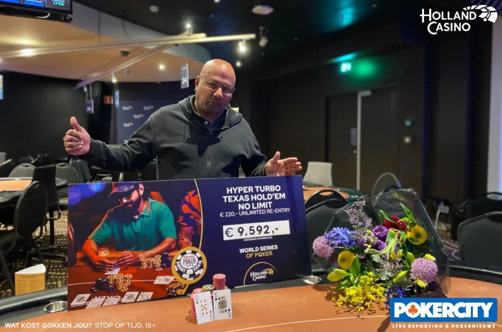 Velupillai Kalahmohan | 2026/03 - WSOP Circuit Amsterdam - #04 - €250 Hyper Turbo Re- Entry