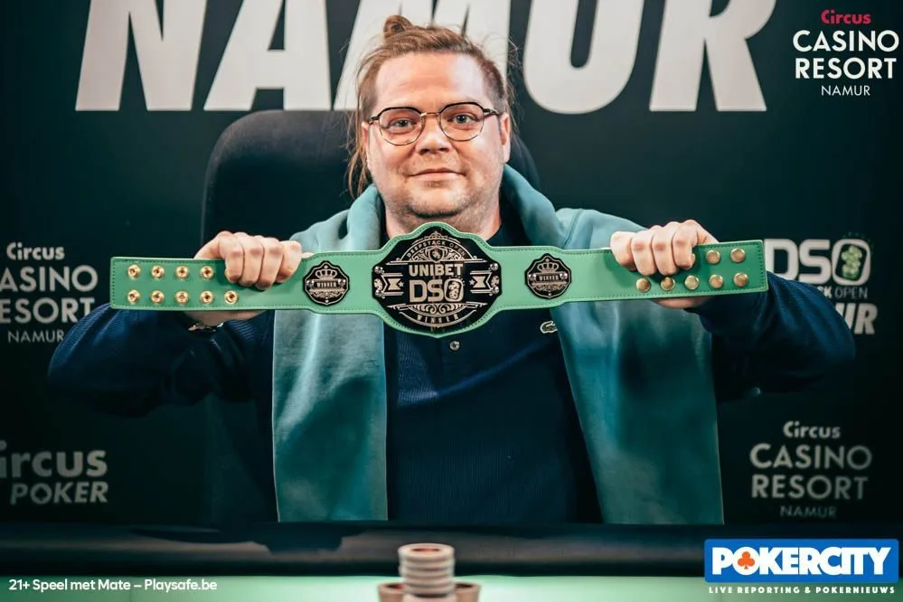 Winnaar #01 - €300 Mini DSO: Stanislas Prigent | 2026/03 - DeepStack Open Namur - #01 - €300 Mini DSO