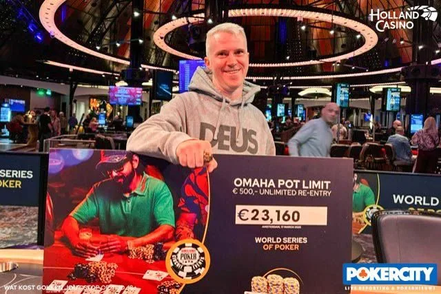 Winnaar #08 - €550 PLO Re-entry: Sebastian Geisler | 2026/03 - WSOP Circuit Amsterdam - #08 - €550 PLO Re-entry