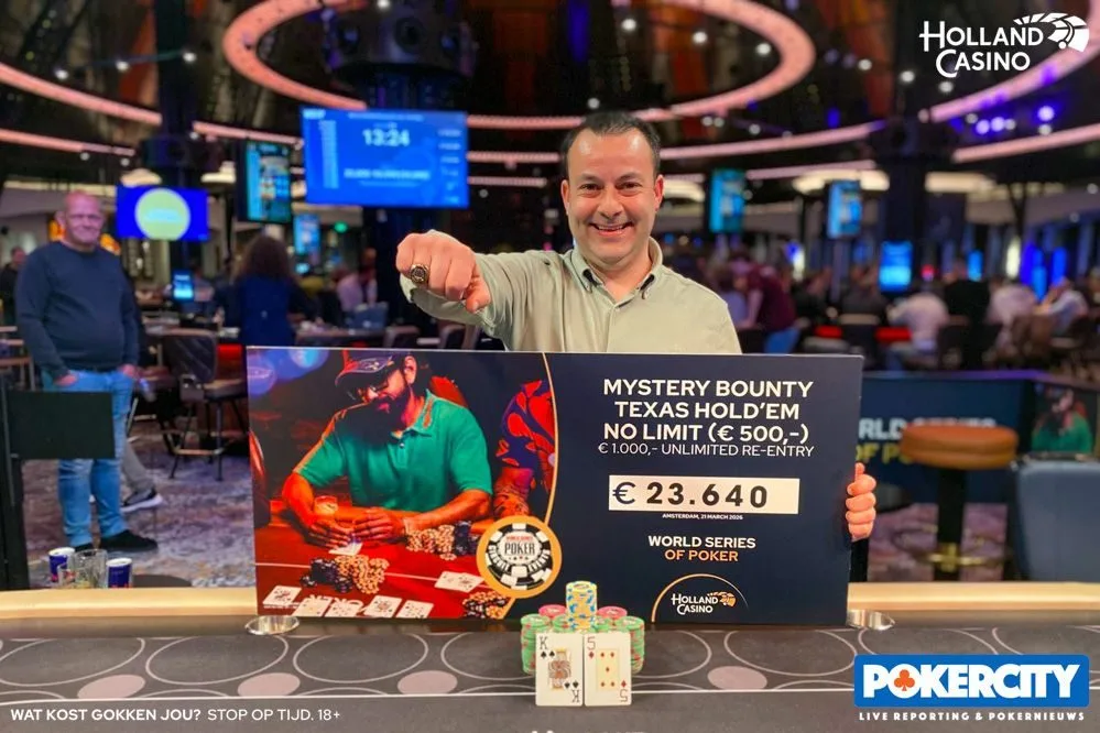 © 2026 Pokercity | Kuner Smaling | 2026/03 - WSOP Circuit Amsterdam - #12 - €1.100 Mystery Bounty Kuner Smaling | 2026/03 - WSOP Circuit Amsterdam - #12 - €1.100 Mystery Bounty