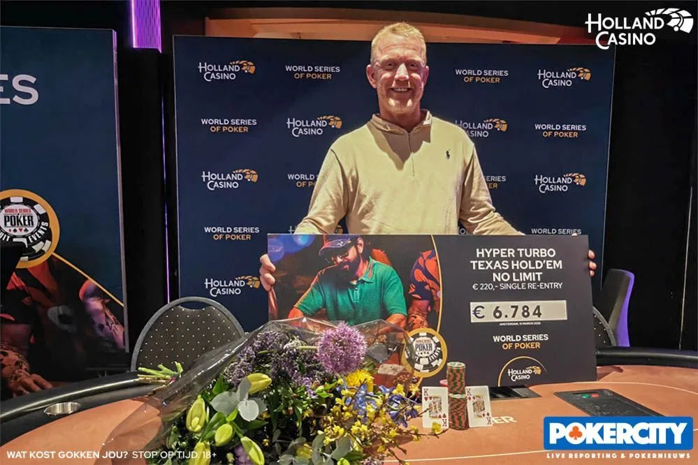 Winnaar #06 - €250 Hyper Turbo Single Re-entry: Martijn van Dinteren | 2026/03 - WSOP Circuit Amsterdam - #06 - €250 Hyper Turbo Single Re-entry